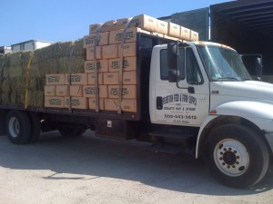 Hay & Straw Delivery Truck